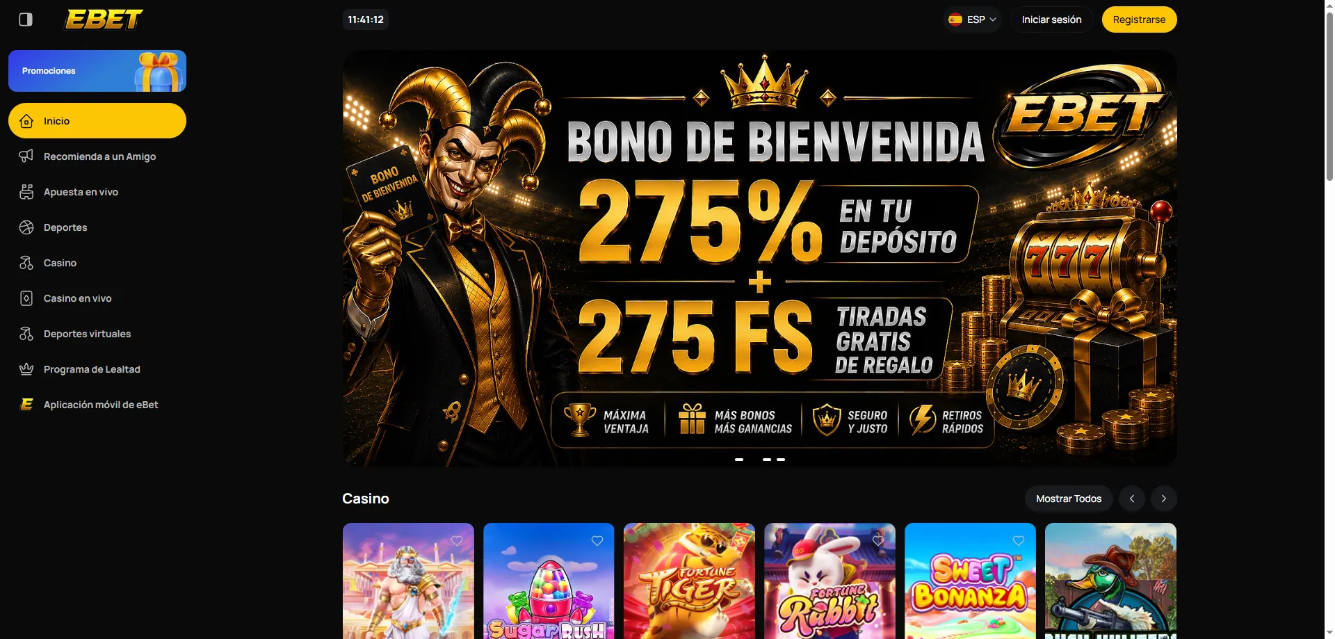eBet Casino plataforma en línea para jugadores mexicanos 2026